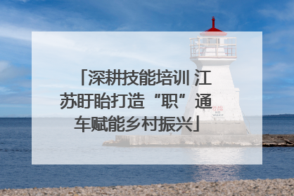 深耕技能培训 江苏盱眙打造“职”通车赋能乡村振兴